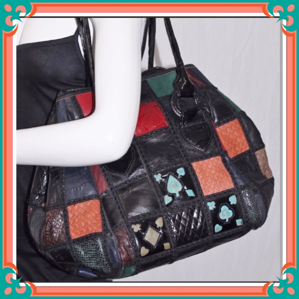 F. INNOCENTI ITALIAN DRAWSTRING BAG